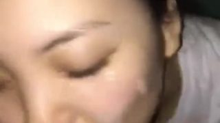 Facial at creampie sinubukan ng mag asawa